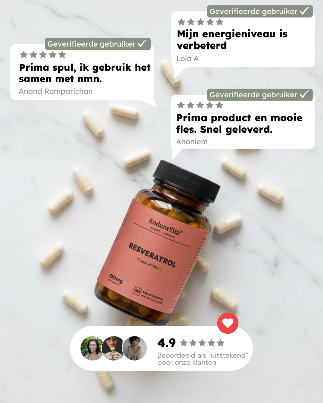 Resveratrol Kapslar 250 mg