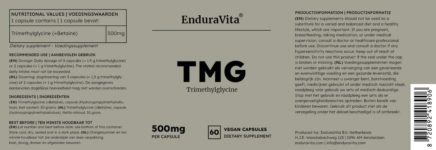 TMG-kapselit 500 mg